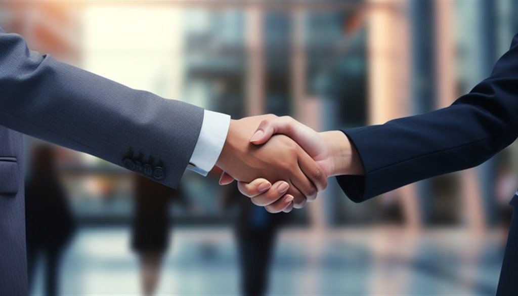 Uścisk dłoni — partnerstwo biznesowe i współpraca